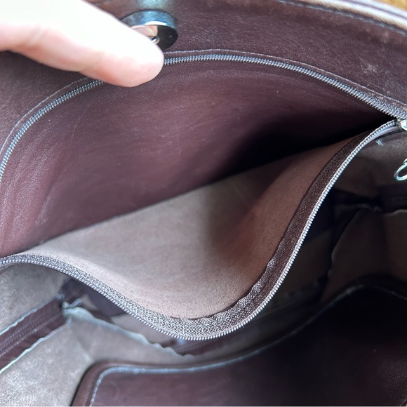 Vintage Coach Westport  brown leather bucket handbag tote Made in USA - Picture 14 of 16